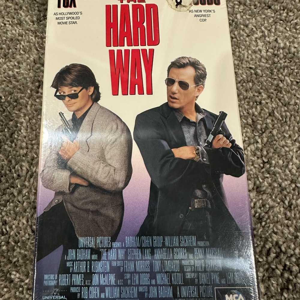 The Hard Way vhs factory sealed